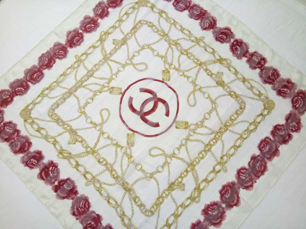 Chanel × Other Chanel sheer silk scarf - image 2