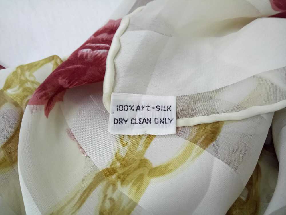 Chanel × Other Chanel sheer silk scarf - image 7