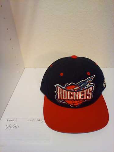 Mitchell & Ness Houston Rockets Wool 2 Tone Fitted Cap in Blue for Men