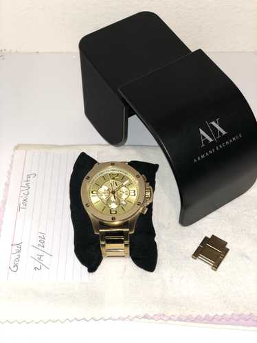 Armani Exchange Armani exchange yellow gold