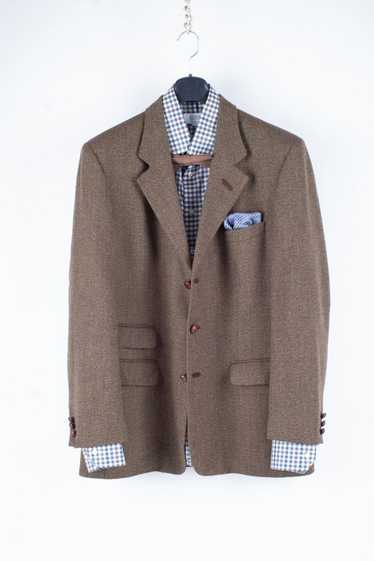 Daks London DAKS 100% Wool Men's Khaki Brown Blaz… - image 1