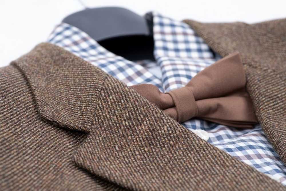 Daks London DAKS 100% Wool Men's Khaki Brown Blaz… - image 3