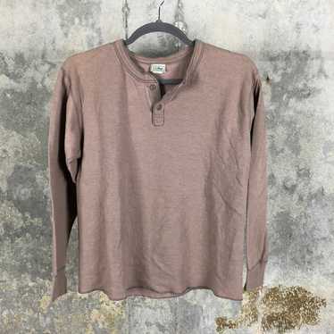 L.L. Bean × Vintage Vintage 90s LL Bean Henley - image 1