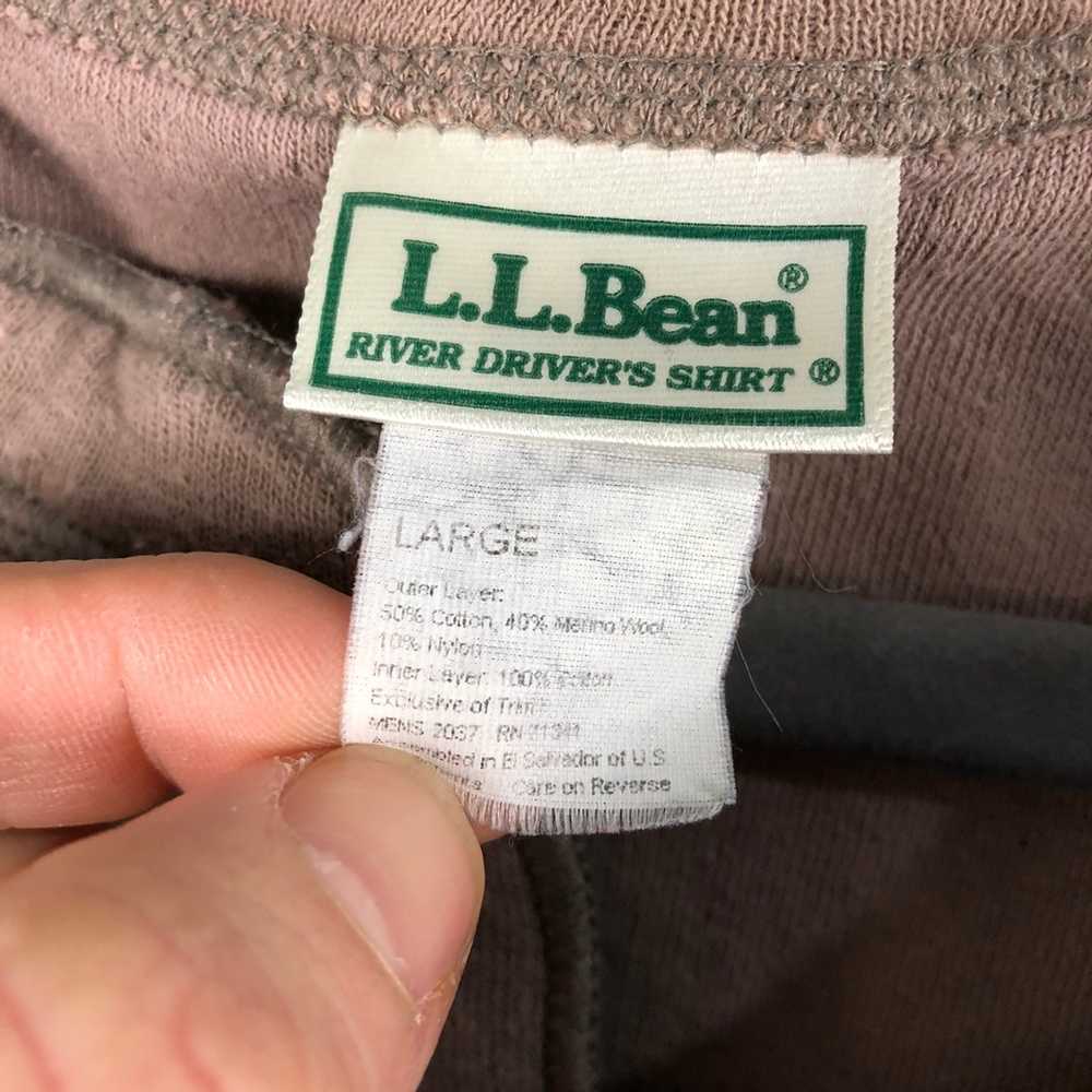 L.L. Bean × Vintage Vintage 90s LL Bean Henley - image 3