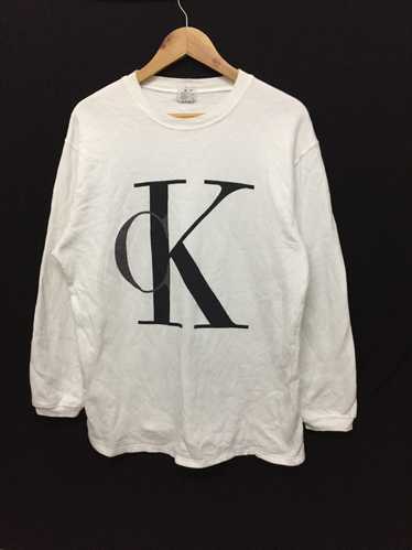 Vintage 90s Calvin Klein Jeans CK Sweatshirts Big Logo Crewneck 