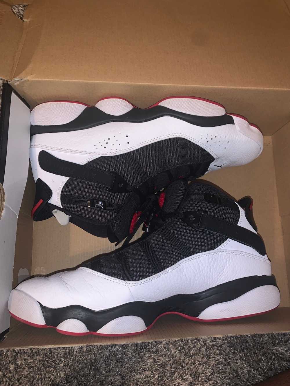 Jordan Brand Jordan 6 Rings Black White Gym Red 2… - image 1