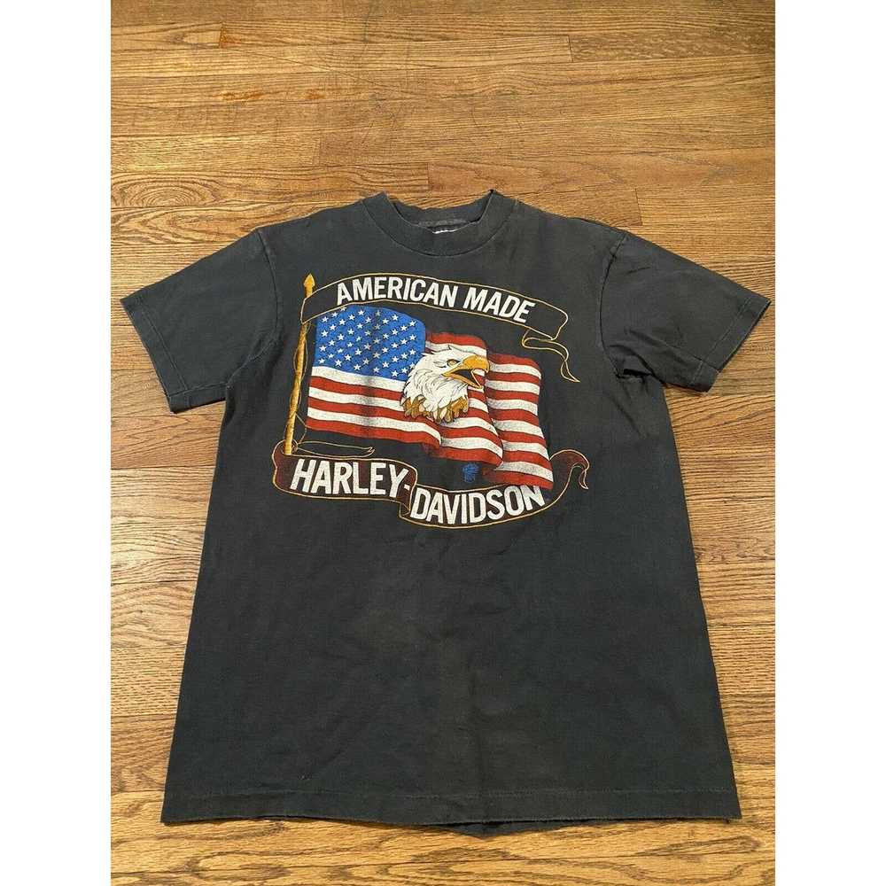 Harley Davidson Vintage Harley Davidson Shirt AMERICA… - Gem