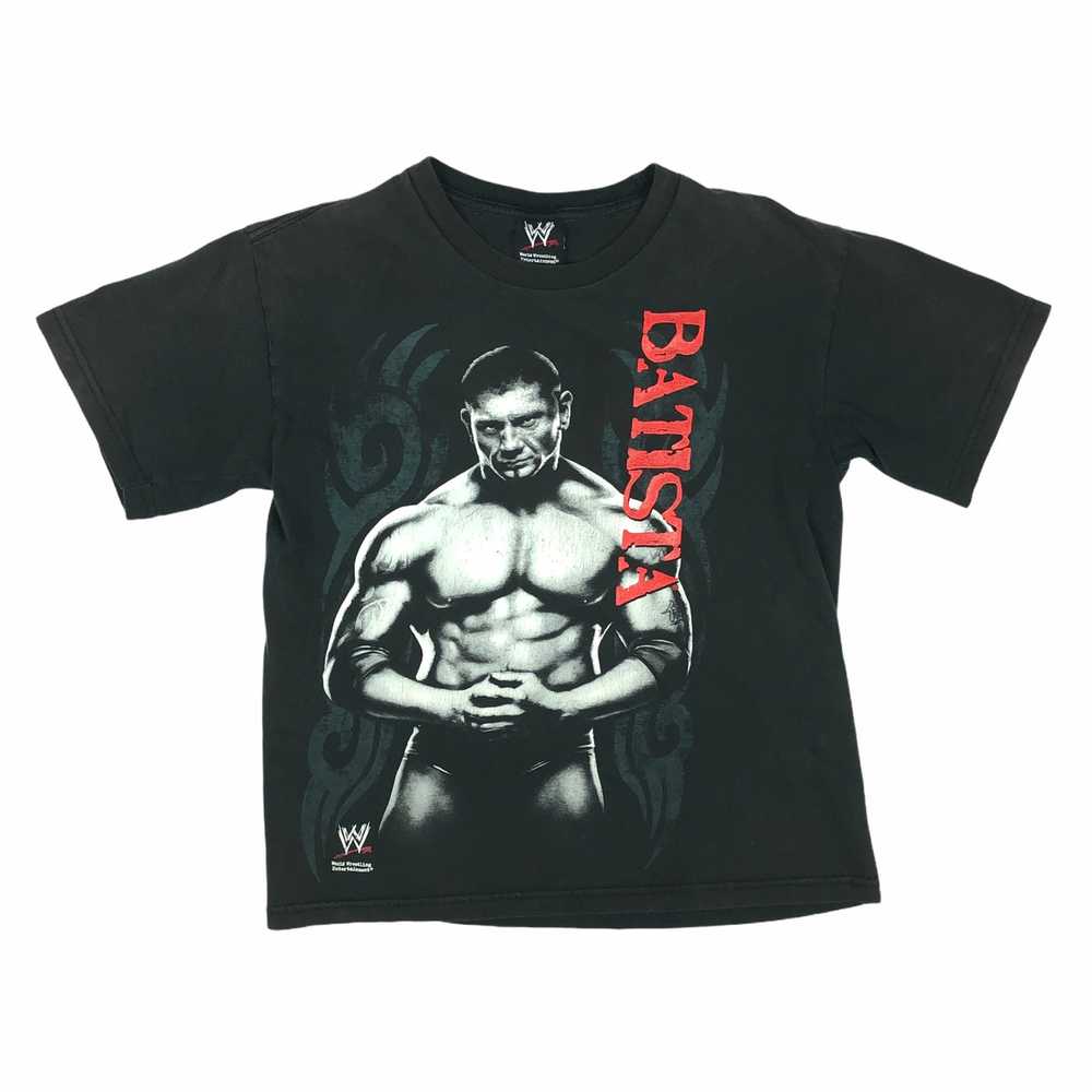 Vintage Vintage 00s Batista Wrestling Tee Shirt S… - image 1