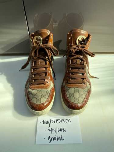 Gucci Gucci Leather High Tops - image 1