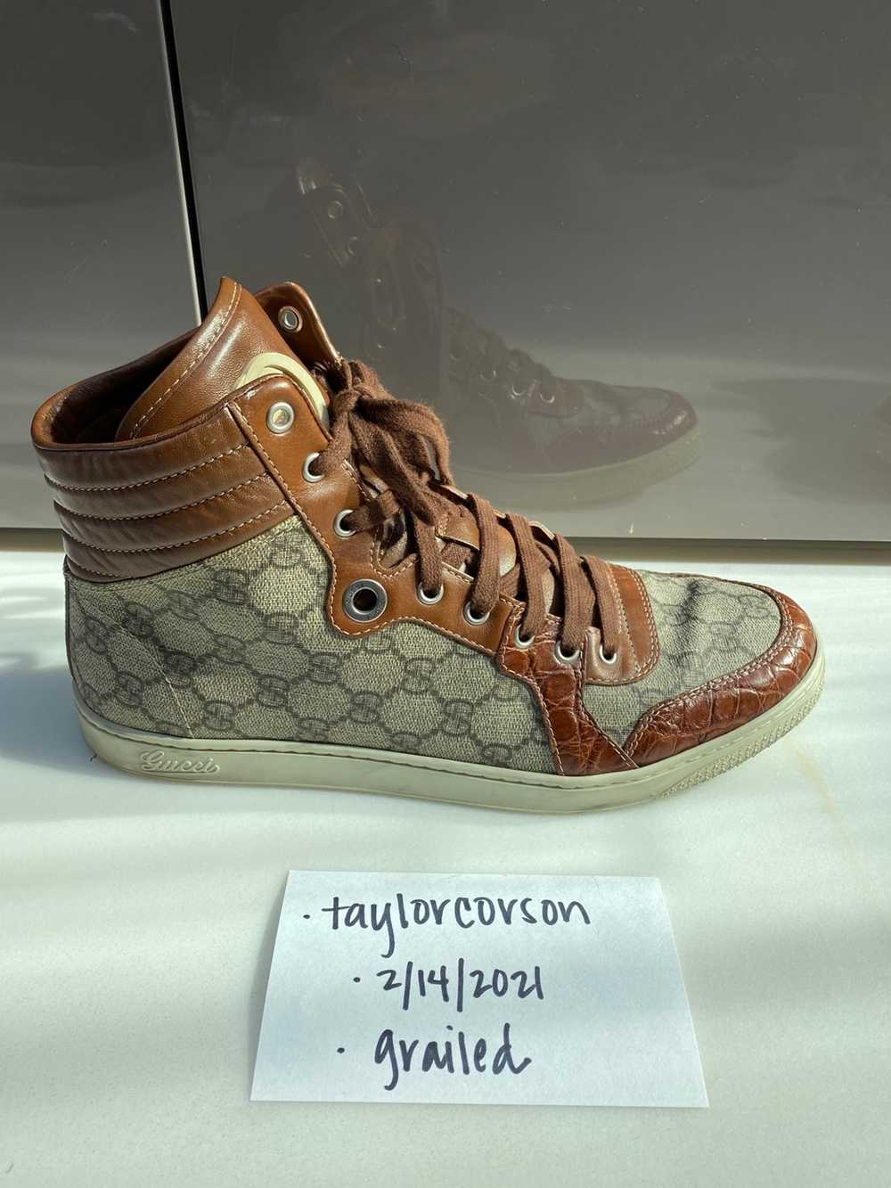 Gucci Gucci Leather High Tops - image 2