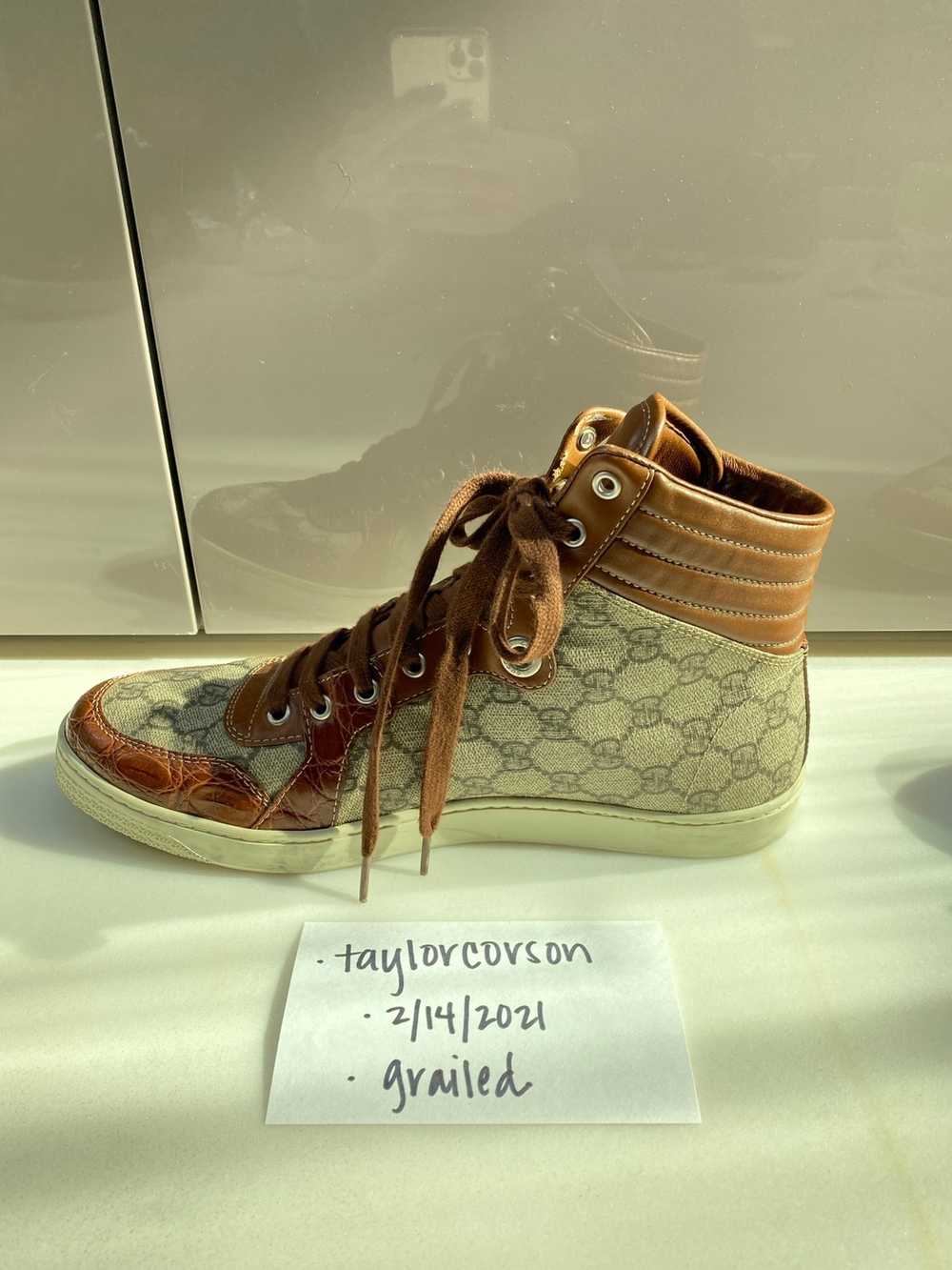 Gucci Gucci Leather High Tops - image 3