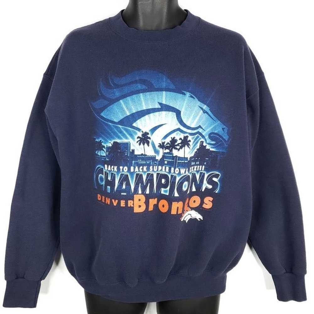 Denver Broncos Vintage T-Shirt Super Bowl Champions 1998 - Tarks Tees