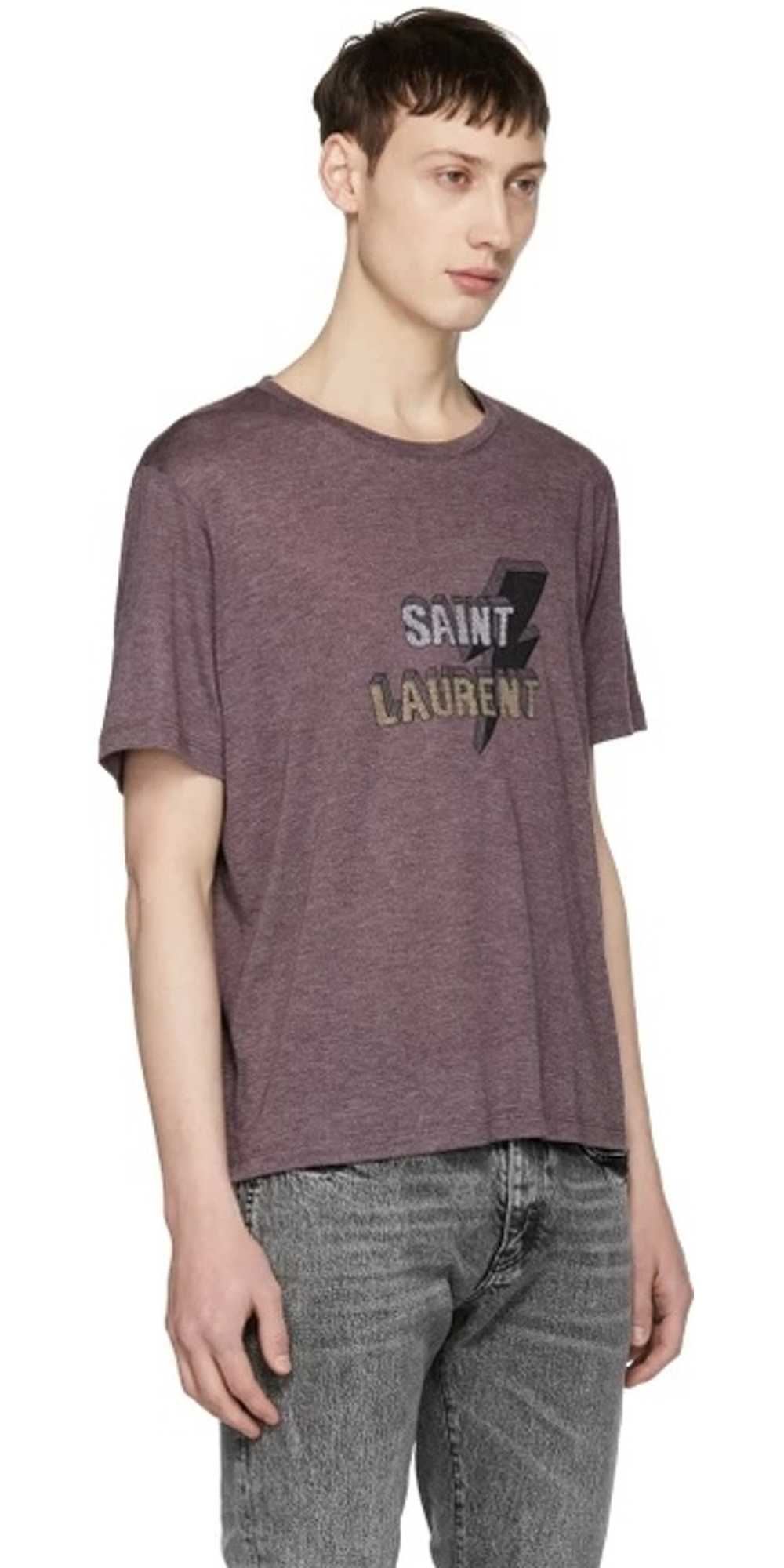 Saint Laurent Paris Saint Laurent Bolt tee Small - image 11