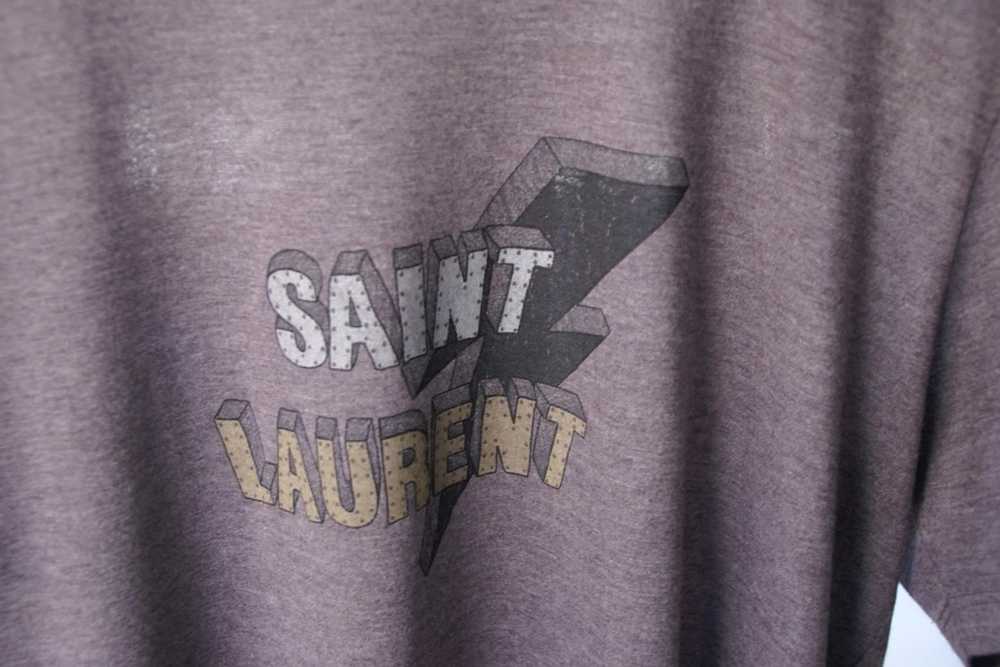 Saint Laurent Paris Saint Laurent Bolt tee Small - image 4