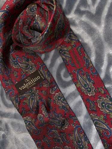 Valentino Valentino Paisley Silk Necktie