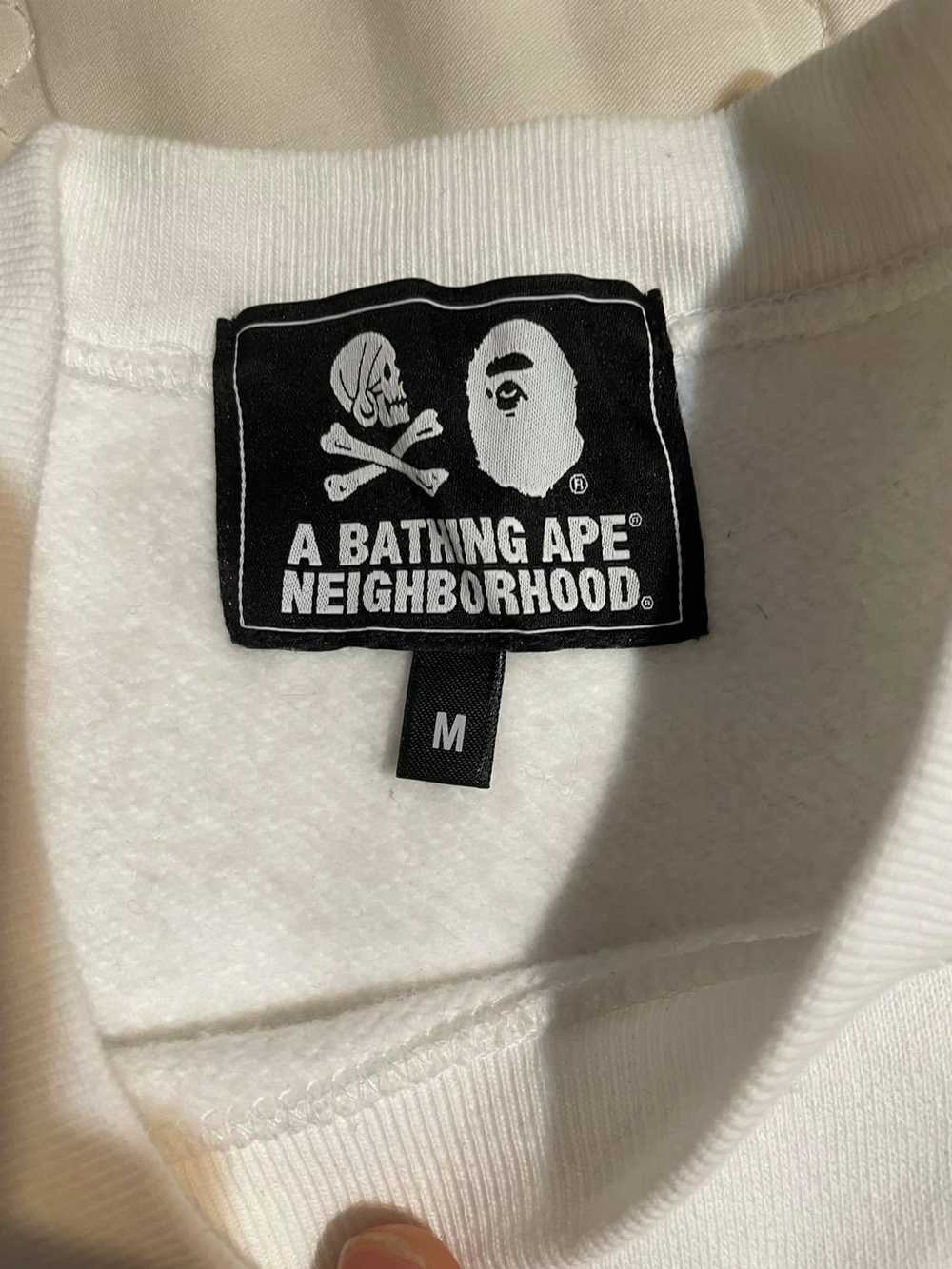 Bape × Neighborhood Ape & Skull Crewneck - Gem