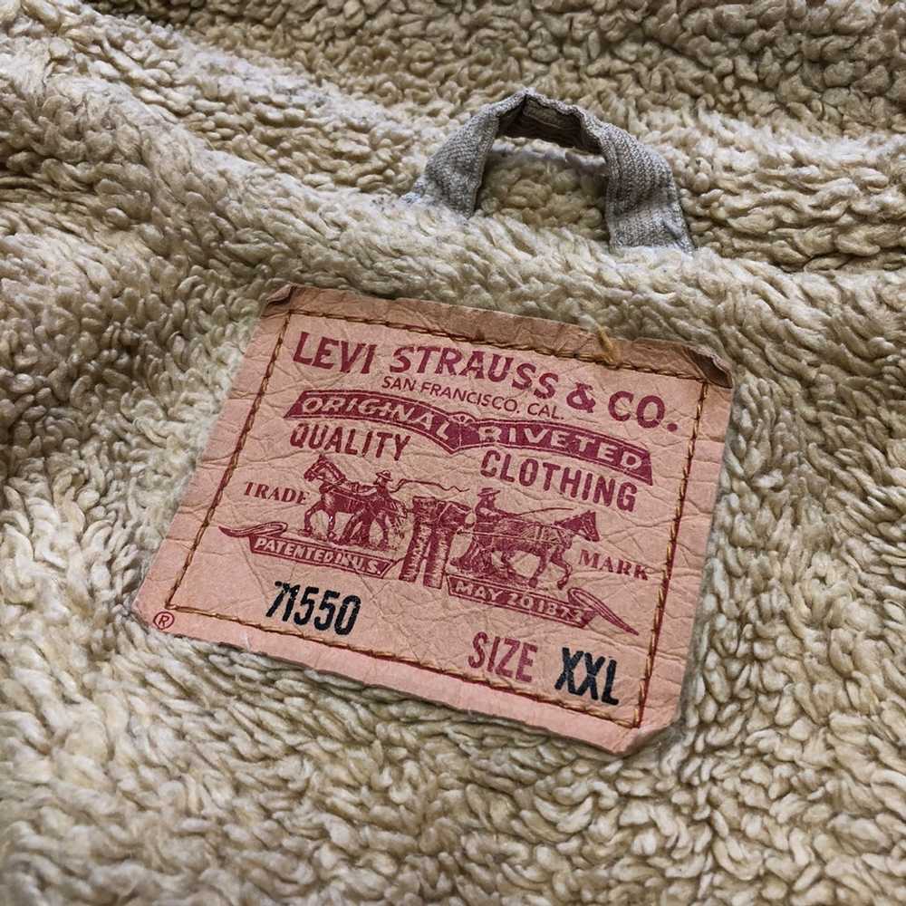 Levi's VINTAGE LEV’S Sheepskin size XXL Corduroy … - image 9