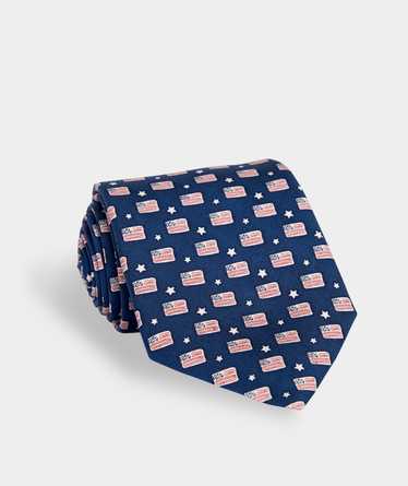 Vineyard Vines Vineyard Vines Flags & Stars Tie - image 1