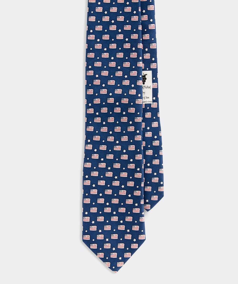 Vineyard Vines Vineyard Vines Flags & Stars Tie - image 2