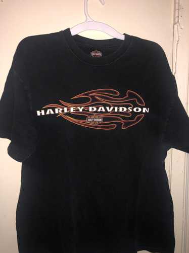Harley Davidson × Vintage Flame Logo