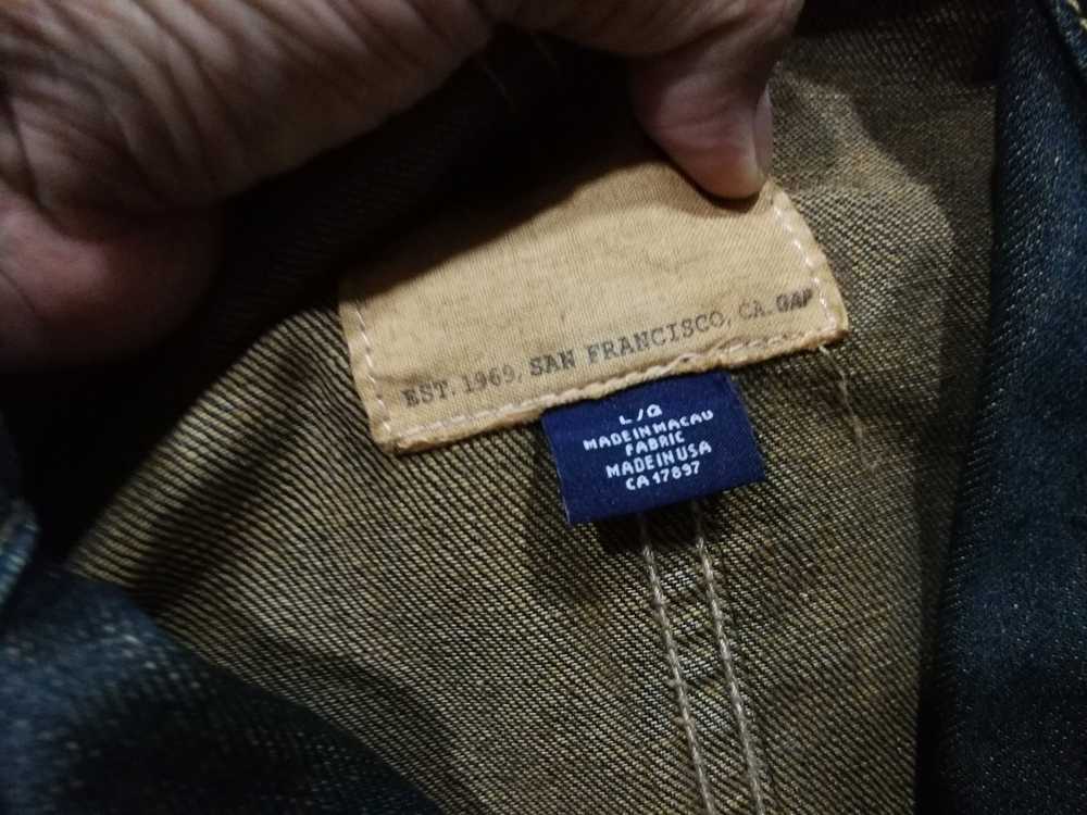 Vintage Gap Denim Worker Jacket Medium Workwear Frenchwork Gap 