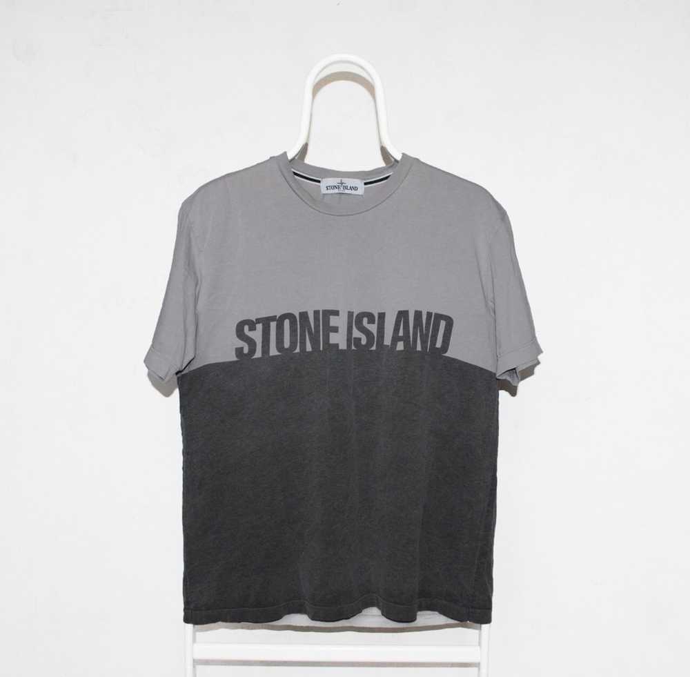 Stone Island Stone Island T Shirt Rare Big Logo - image 1