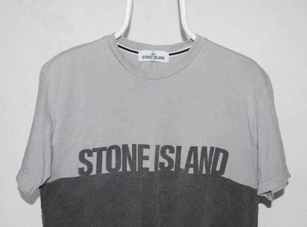 Stone Island Stone Island T Shirt Rare Big Logo - image 3