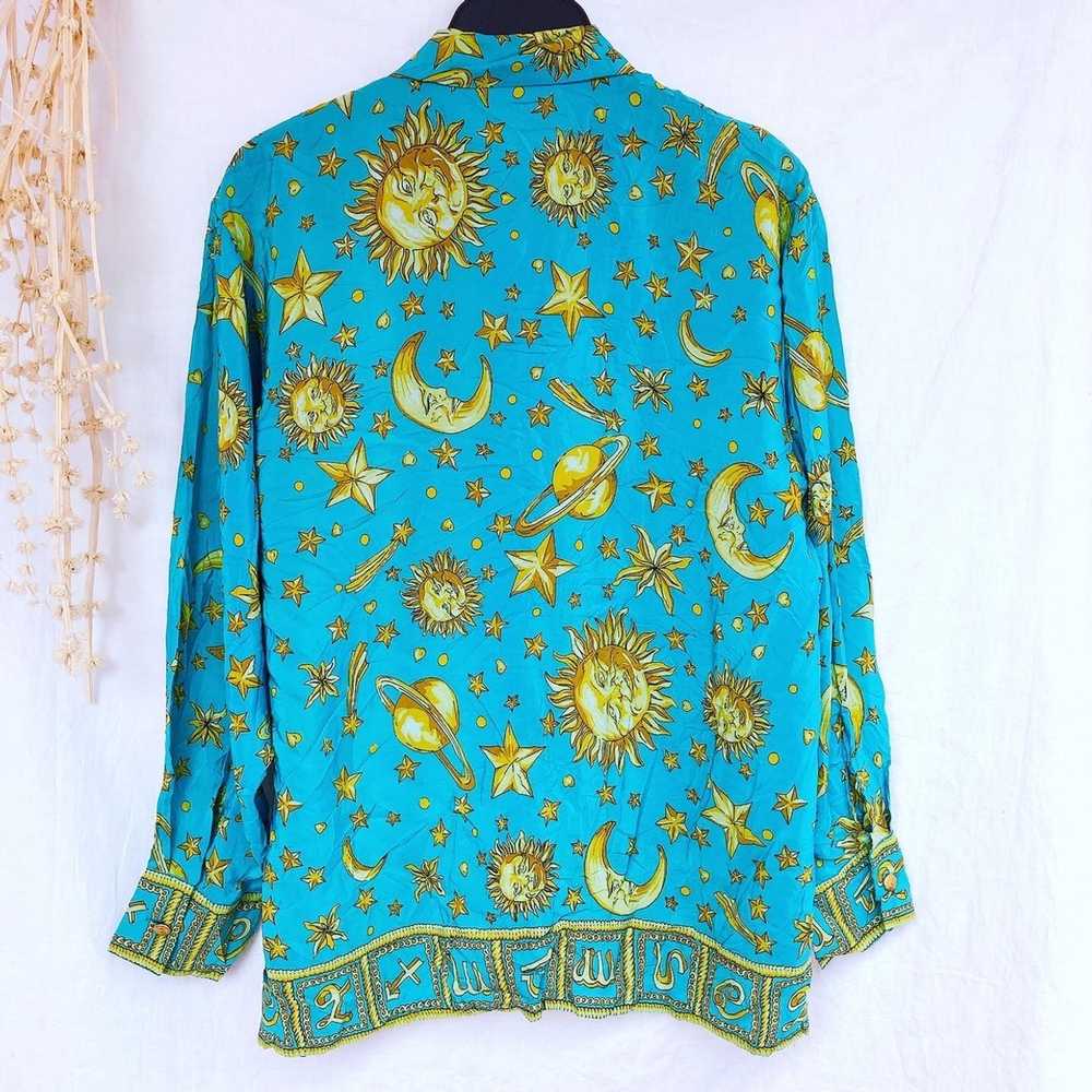 Nazareno Gabrielli VINTAGE BLOUSE COSMIC ITALIAN … - image 6