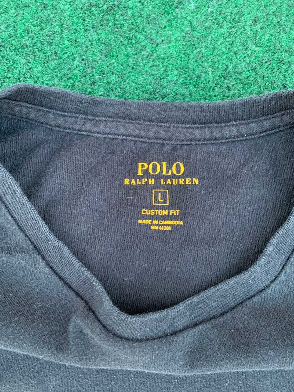 Designer × Polo Ralph Lauren × Vintage Black Polo… - image 3