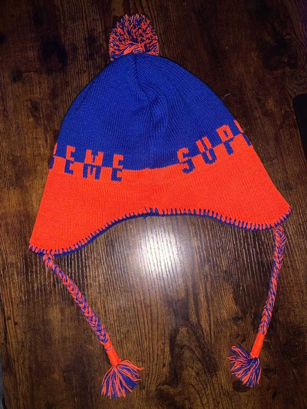 Supreme best sale earflap beanie