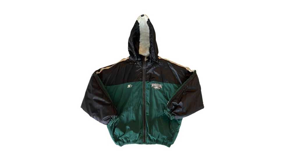 Starter Green and Silver Philadelphia Eagles Locker Room Throwback Jacket -  Jackets Masters