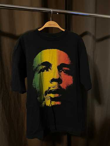 Rasta Color Red Green Gold Reggae Music Legend Guitar Shirt - TeeUni
