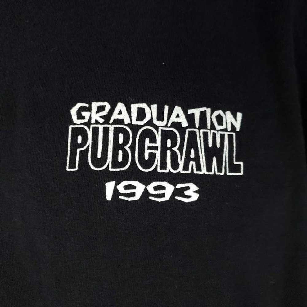 Vintage Graduation Pub Crawl T Shirt Vintage 90s … - image 3
