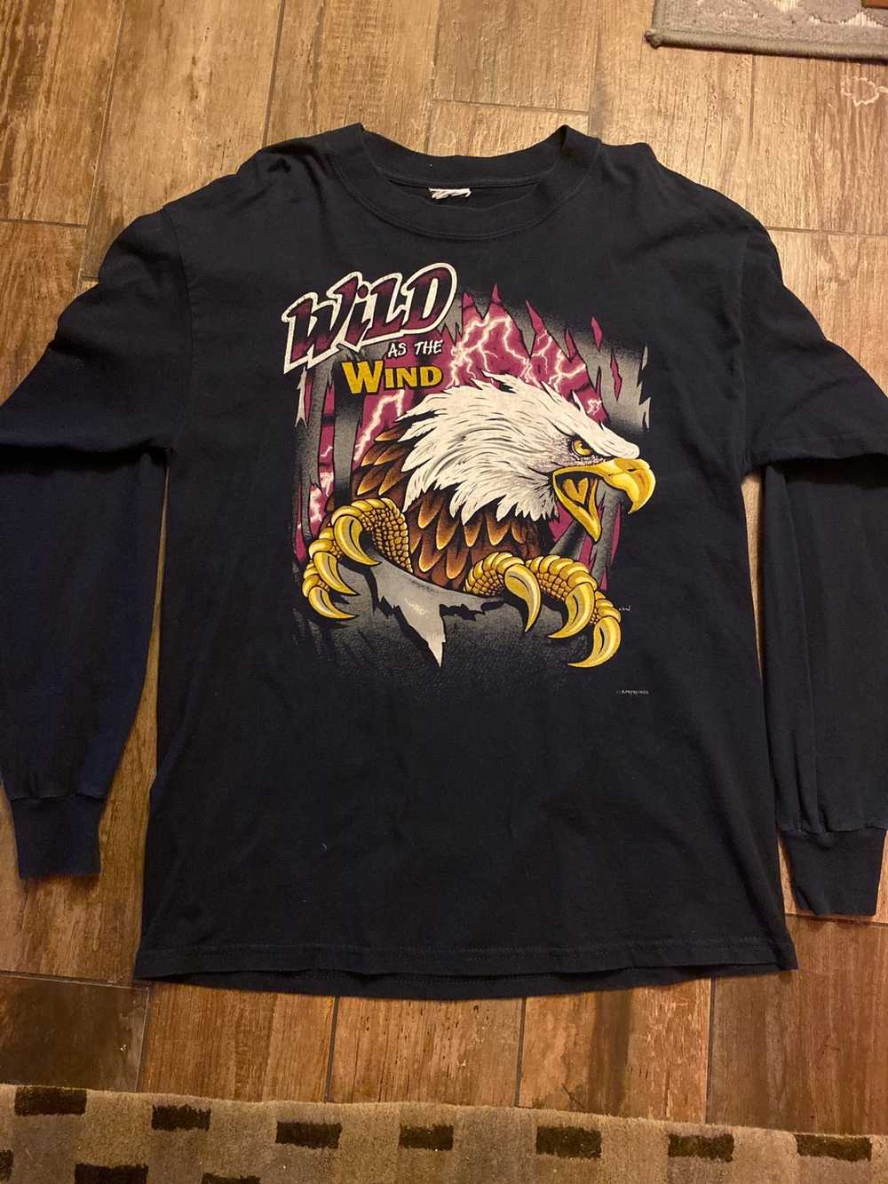 Animal Tee × Vintage 90s Springhill “Wild As The … - image 1