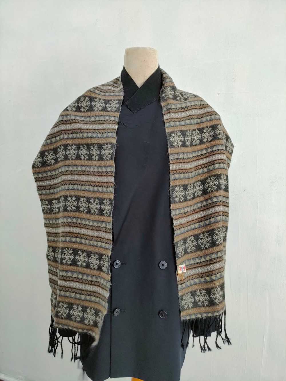 Coloured Cable Knit Sweater × Navajo × Vintage na… - image 2