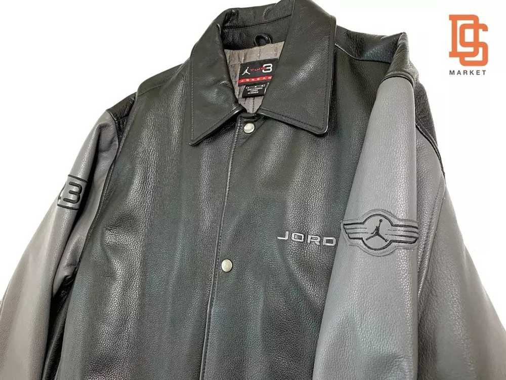 Jordan Brand RARE VINTAGE NIKE AIR JORDAN LEATHER JAC… - Gem
