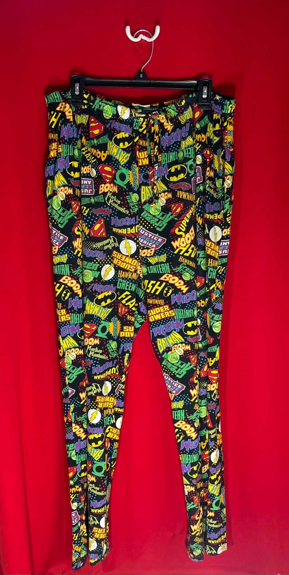 Dc Comics Black DC Comics Casual Pants - image 1