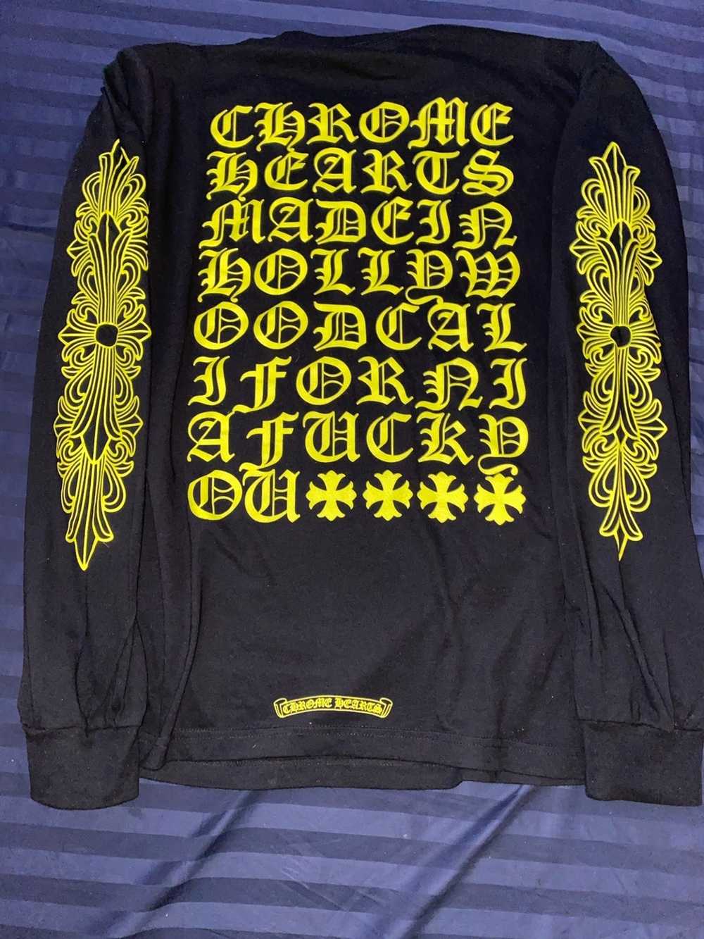 Brand new chrome hearts long sleeve available tomorrow at noon