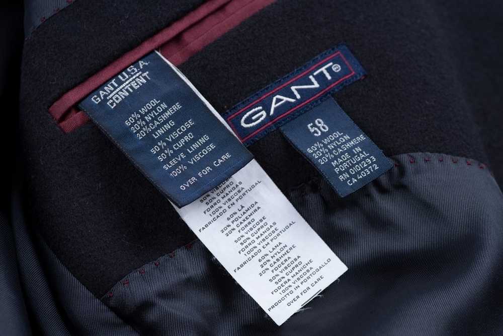 Gant × Vintage Vintage Gant Navy Blue Melton Wool… - image 8