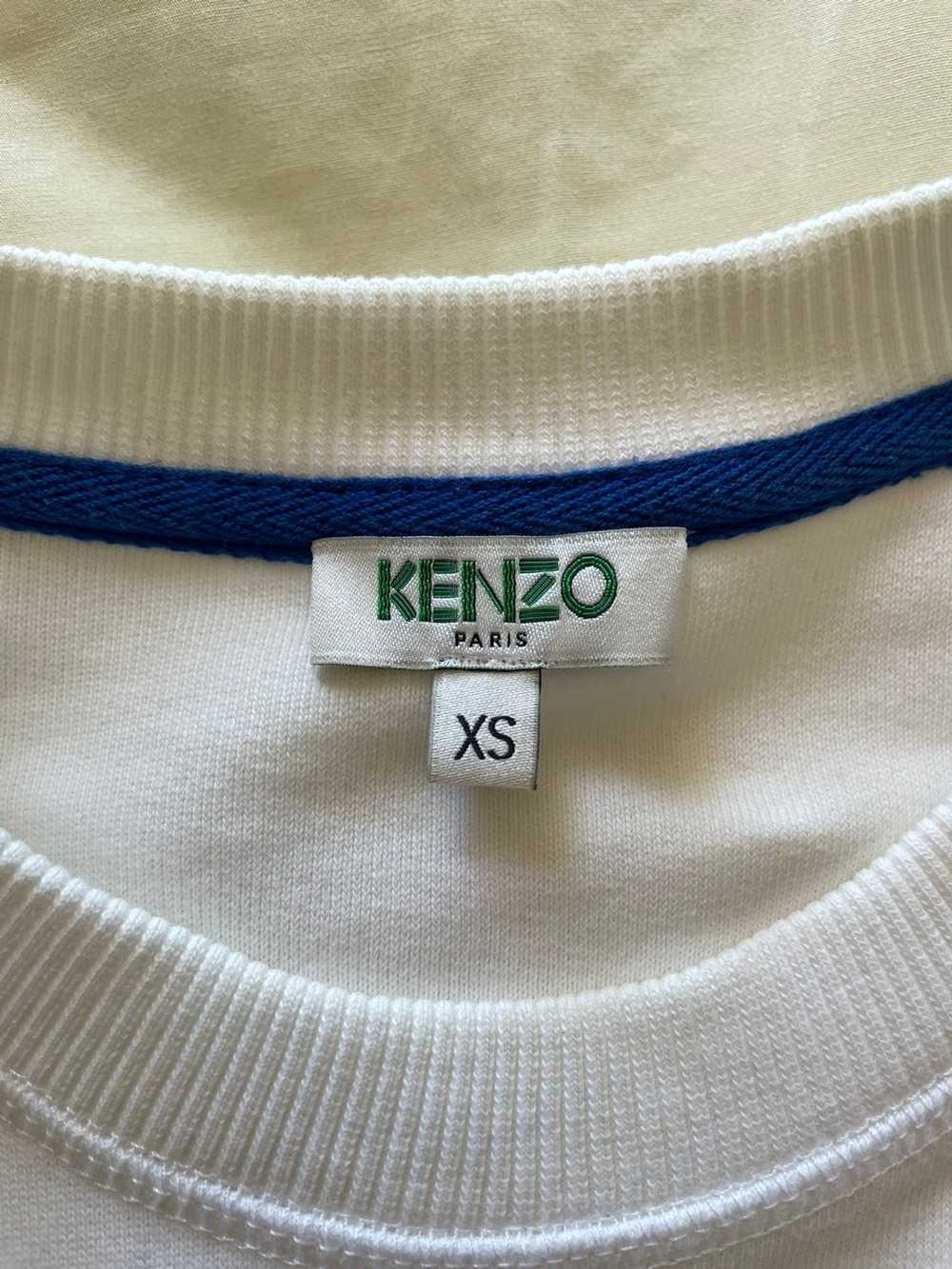 Kenzo Black & White Intarsia Tiger Sweater Kenzo