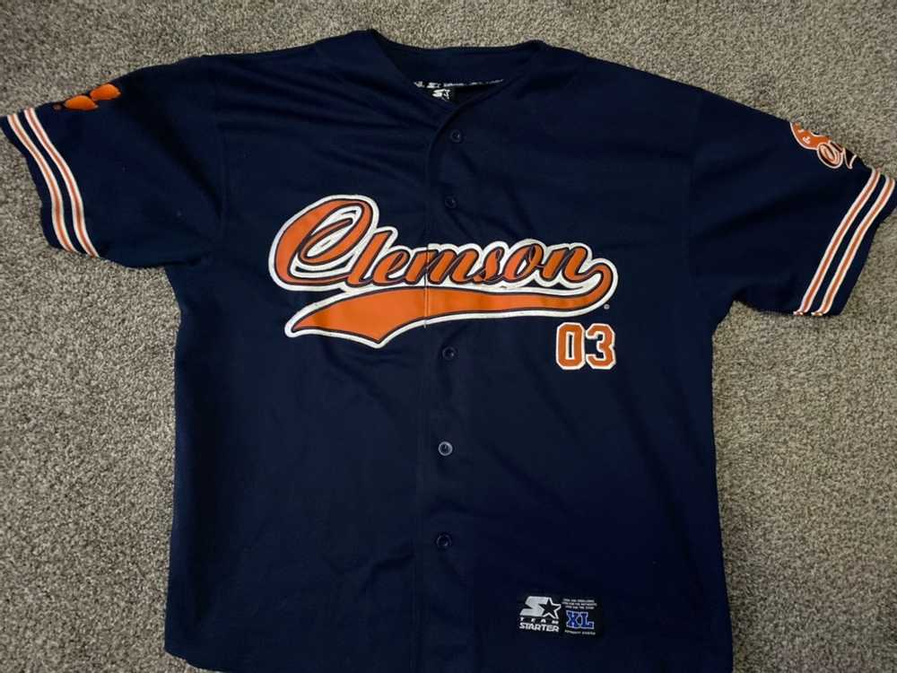 Starter Vintage Clemson Starter Baseball Jersey - image 1