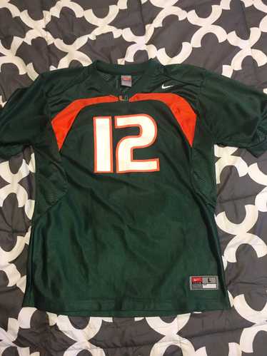 Nike Vintage Nike Miami Hurricanes NCAA Football … - image 1