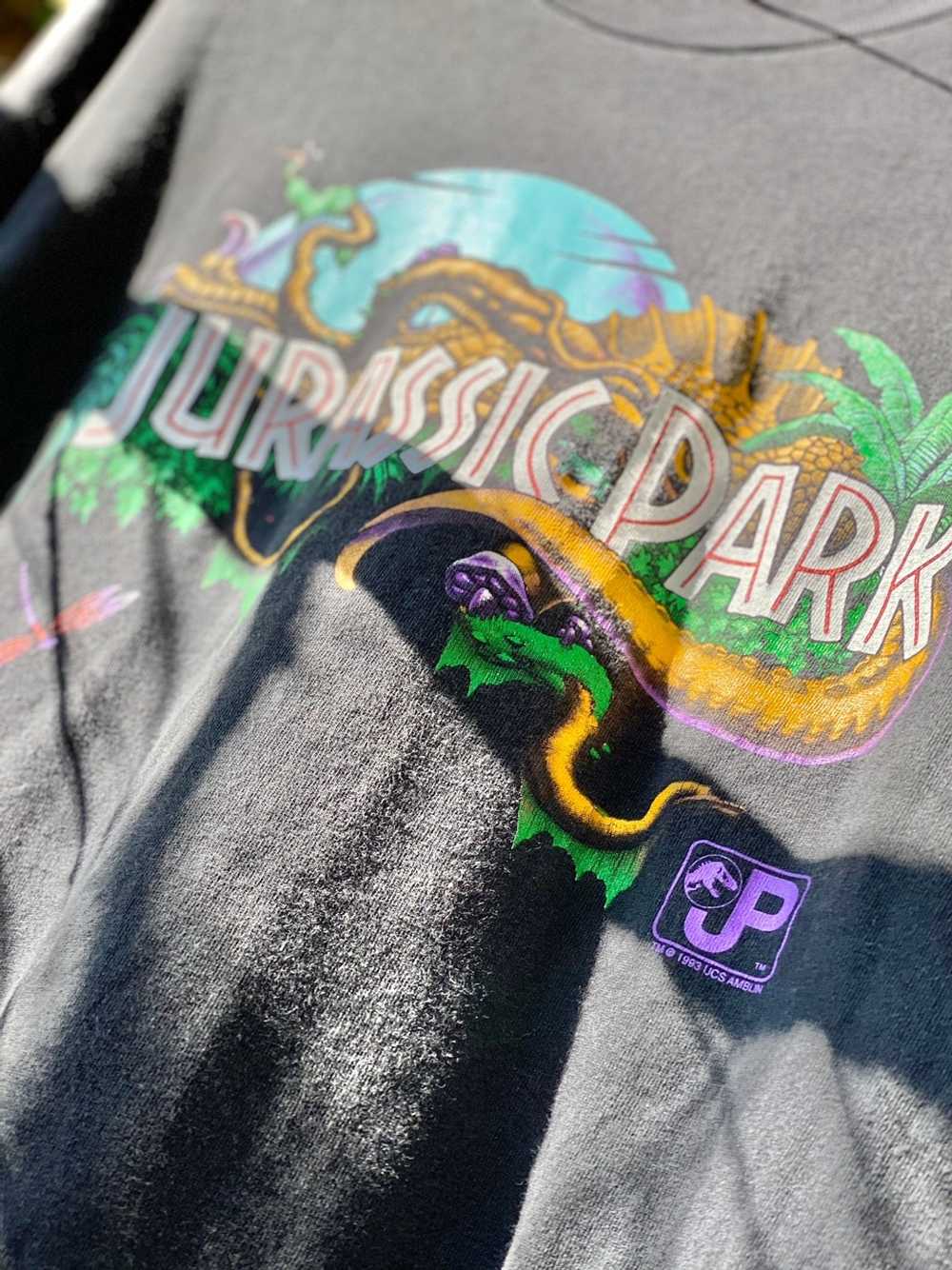 Vintage Jurassic Park Vintage 1993 Movie Promo Shirt L Gem 