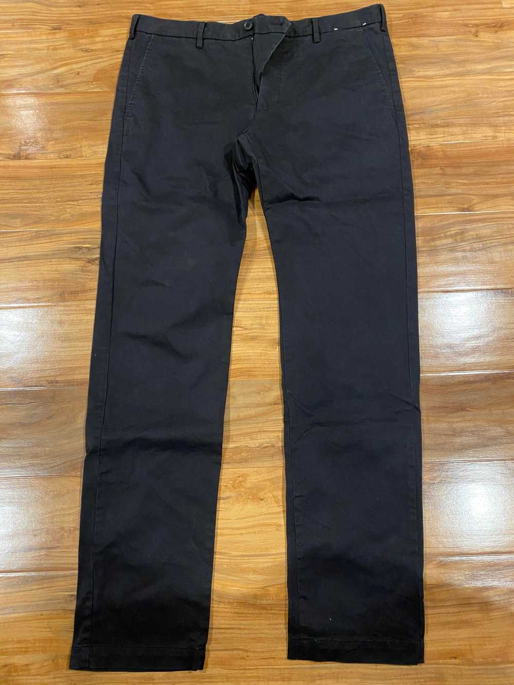 Quince Ultra-Stretch Ponte Pocket Straight Leg Pant Small Black NWOT