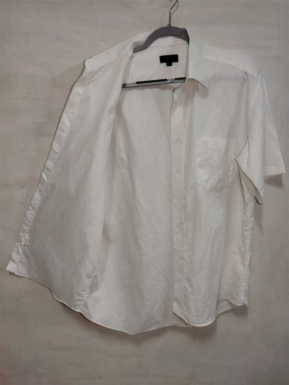 Daks London Daks London White Button Up Short Sle… - image 2