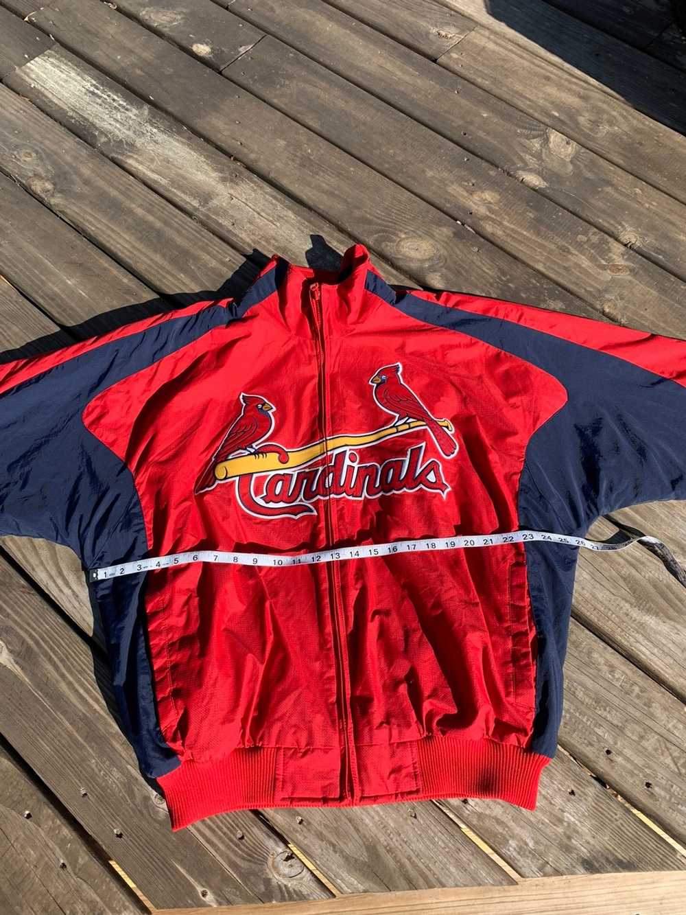 Majestic × Vintage St. Louis cardinals puffer jacket … - Gem