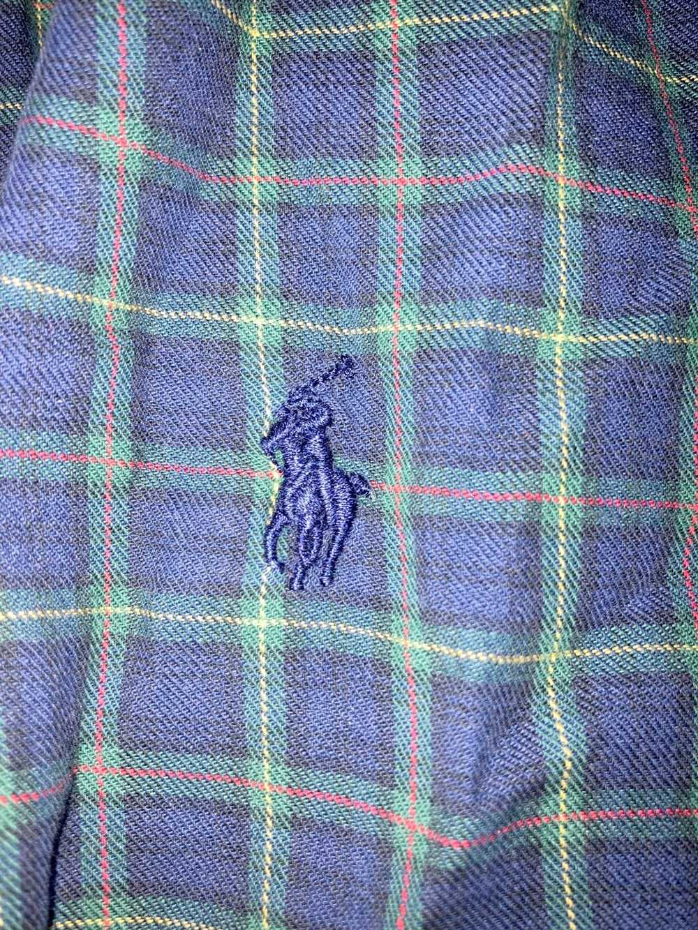 Polo Ralph Lauren Vintage polo plaid button up - image 3