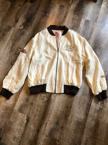 Vintage Vintage casino card player bomber