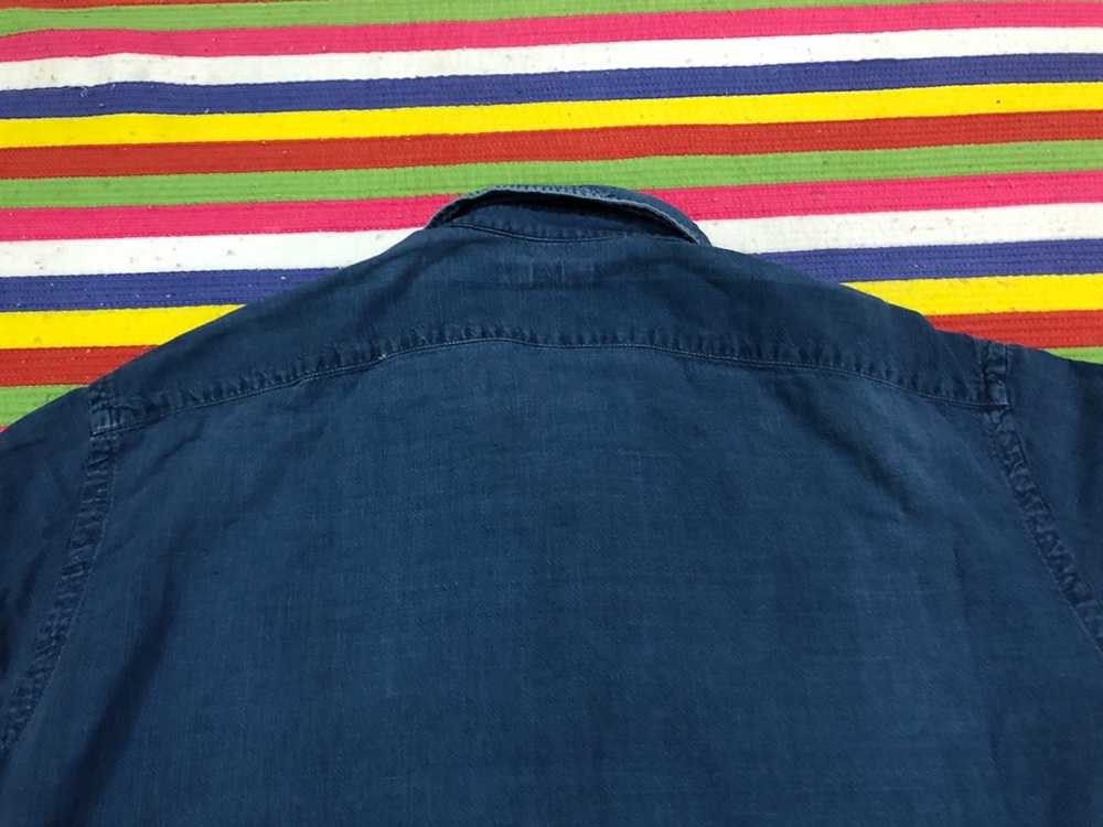 45rpm × Japanese Brand × Vintage 45rpm Indigo Shi… - image 11