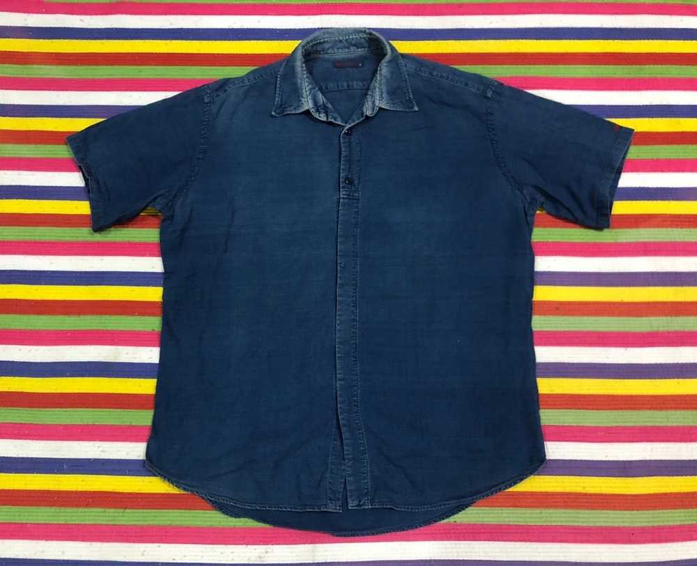 45rpm × Japanese Brand × Vintage 45rpm Indigo Shi… - image 2